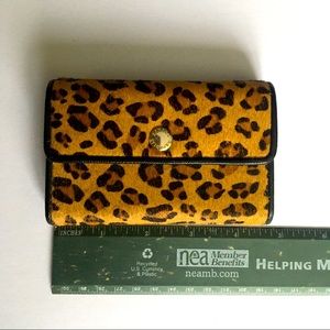 NWOT Banana Republic calf hair wallet